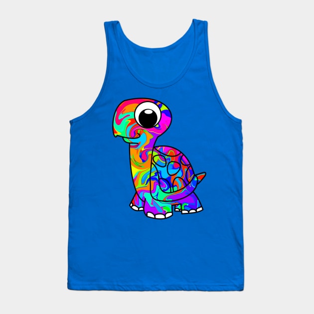 Colorful Tortoise Tank Top by Shrenk